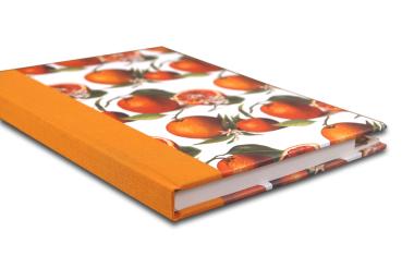 Rezeptbuch "Orangen", mit Register